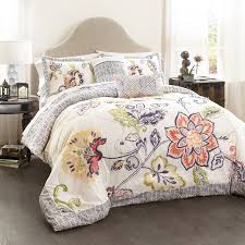 Check spelling or type a new query. Amazon Com Lush Decor Coral And Navy Aster Comforter Set Flower Pattern Reversible 5 Piece Bedding Full Queen Home Kitchen