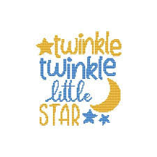 Collection by barbara jackson • last updated 2 weeks ago. Twinkle Twinkle Little Star Counted Cross Stitch Pattern