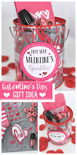 Valentine's day ideas for her. Sparkle Themed Galentine S Day Gift Idea Fun Squared Fun Valentines Day Ideas Valentines Day Gifts For Friends Galentines