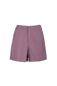 Quần short nữ màu tím có túi QCS02-09 | Thời trang công sở K&K Fashion
