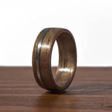 Stainless Steel And Walnut Wooden Ring Wood Wedding Ring Etsy Wood Wedding Ring Wooden Wedding Bands Etsy Wedding Rings