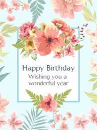 Check spelling or type a new query. Pink Birthday Flower Card Birthday Greeting Cards By Davia