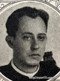 Gaspar, El Lugareño: P. Miguel Becerril (Foto del año 1940)