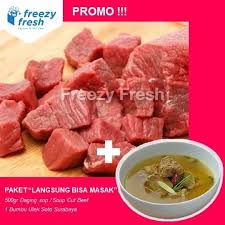 Tambahkan sayur kubis, daun seledri, daun bawang dan bawang merah goreng secukupnya.koreksi rasa, angkat sop sayur yang telah mendidih dan matang. Jual Daging Sop Dan Bumbu Soto Daging Surabaya Kota Bogor Freezy Fresh Bogor Tokopedia