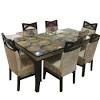 Trunk segment round dining table with glass top, gold leaf by artistica home. 1