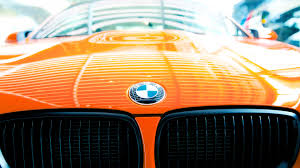 Maybe you would like to learn more about one of these? Wallpaper Bmw Logo Orange Car 5120x2880 Uhd 5k Picture Image