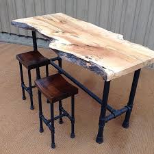 Live Edge Bar Table Country Charm Furniture Muebles De Tubo Diseno Moderno De Muebles Muebles Para Terrazas