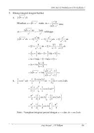Matematika fkip untan berikut ini adalah 8 soal ujian tengah semester kalkulus integral ta 2017 2018 yang diujikan oleh drs. Kalkulus Contoh Soal Dan Jawaban Siswapelajar Com