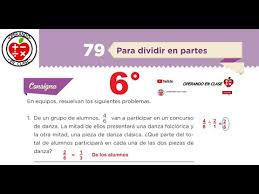 Página oficial casa del libro. Desafio Matematico 79 Para Dividir En Partes 6 De Prim Contestado Youtube