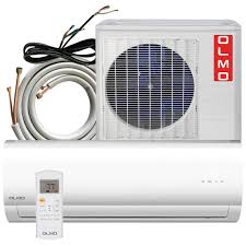 olmo 9 000 btu 115v mini split heating and cooling air conditioner system with 16 installation kit