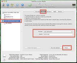 Here's how i solved the problem: Format An External Hard Drive Or Usb Flash Drive For Mac Os X Osxdaily