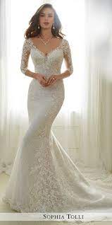 33 Lace Wedding Dresses That You Will Absolutely Love Sophia Tolli Wedding Dresses Wedding Dresses Lace Mermaid Wedding Dress