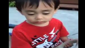 Little Boy Falls Asleep Driving Toy Truck