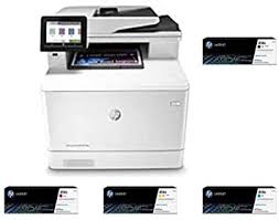 Amazon Com Hp Color Laserjet Pro Multifunction M479fdw Wireless Laser Printer W1a80a With High Yield 4 Color Toner Cartridges Electronics