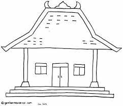 +182 gambar rumah adat sketsa. Sketsa Rumah Adat Betawi Kartun