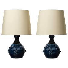 Pair Of Table Lamps By Bjorn Wiinblad For Rosenthal Studio Line 1stdibs Com Table Lamp Lamp Vintage Table Lamp
