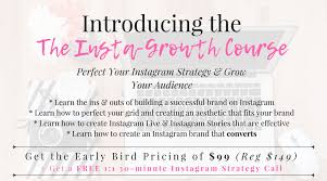 When your instagram branding is on point with your company's overall brand, your audience is using a consistent color and font scheme in your branded graphics is one great way to help your audience to immediately be able to tell if a post is coming from your business. Kristin Patrice Coaching Consulting I Just Launched The Early Bird Pricing For Our New Insta Growth Course Insta Growth Will Teach You All About Branding Your Business On Instagram Building An Engaged