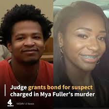 BREAKING: A judge has granted bond for a suspect charged with first-degree  murder in the death of Mya Fuller. Fuller's remains were found in rural  Wilson County after she went missing in