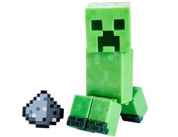 Papier wird aus drei einheiten… Mattel Minecraft Craft A Block Figur Creeper Lizenzfiguren