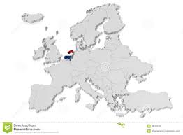 Em laranja, o leste europeu. 3d Mapa Bandeira Paises Baixos Ilustracao Stock Ilustracao De Continente Dimensional 96177576