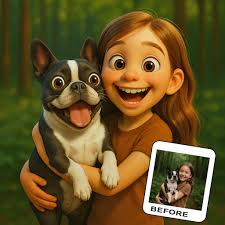 There's a Disney short film called “feast” about a Boston terrier called  Winston, & Doris my Boston sat down infront of me & started watching it  with me! Cutie 😂😍🐶