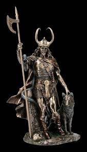 Loki gott des schabernacks navigationsmenü. Loki Figur Germanischer Gott Mit Fenriswolf Veronese Www Figuren Shop De