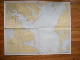 details about large map baltimore harbor maryland chesapeake brooklyn nautical chart