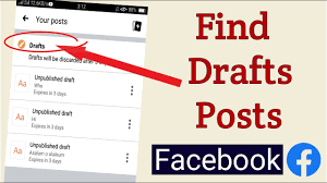 Now i want to enable my app's user to open facebook and edit or publish the post. How To Find Facebook Drafts Posts How To See Save Drafts List On Facebook Easy Way Youtube
