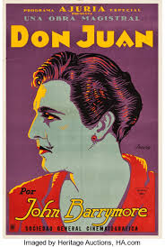 Don Juan (Warner Brothers, 1926). Argentinean Poster (29" X 43")..