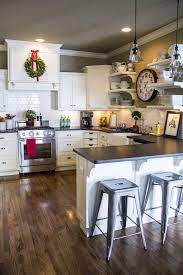 Holiday Home Tour Classic Christmas Decor Kitchen Remodel Kitchen Inspirations Kitchen Design Small