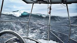 Biggest Waves We Ve Ever Seen Day 10 North Atlantic Crossing Sailing Uma Step 192 10 Youtube