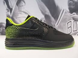 Black And Green Air Force 1 Nike Lunar Force 1 Elephant Print Fade Black Green Sneakernews Com Nike Lunar Force Elephant Print Nike