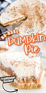 Our No Bake Pumpkin Pie Is Quick And Easy And Only Takes 10 Minutes To Prep Canned Pumpkin Cream Che Pumpkin Pie Recipe Easy Easy Pie Recipes Pumpkin Recipes