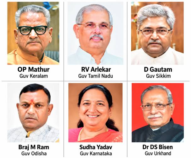 Six States Get New Governors After President Murmu's Approval -  https://onlykashmir.in/