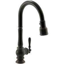 This causes many to look at a finish instead of. Kohler Artifacts Single Handle Pull Down Sprayer Kitchen Faucet In Oil Rubbed Bronze K 99259 2bz The Home Depot