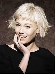 Short Choppy Bob With Bangs Synthetic Hair Capless Wigs 8 Inches Short Haircuts With Bangs Short Bob Hairstyles Very Short Hair
