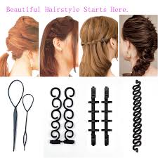 Find all types of braided hairstyles with tutorials from french, box, black, or side braids to braid hairstyles for kids that are easy and make you look gorgeous. Buy Lintian 17 Pieces Twist Plait Hair Braiding Hairdressing Tools Topsy Tail Hair Braid French Centipede Braiders New Style Hair Design Styling Tools Accessories Online In Indonesia B083qmtkmm