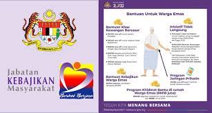 Oleh itu, berikut di bawah adalah senarai bantuan awal daripada kerajaan bagi januari 2021 untuk golongan b40, m40, pelajar ipt dan warga emas yang turut dikongsikan semula oleh seorang. Cara Permohonan Bantuan Warga Emas Rm500 Daripada Jabatan Kebajikan Masyarakat Info Media Semasa