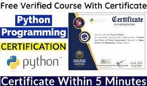 There are a lot of available course options, and it can be overwhelming to make a choice. Python Programming Free Certification Free Certificate Free Courses With Certificate Course And Jobs