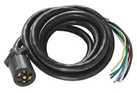 7 pin truck trailer extension cable manufacture. Bargman 7 Way Trailer End Connector With 8 Cable