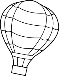 Hot Air Balloon Coloring Page Free Clip Art Vintage Hot Air Balloon Hot Air Hot Air Balloon Craft