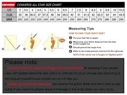 France Converse Footwear Size Chart D6a41 D7c13