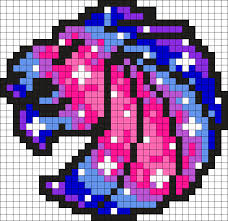 Stary Seven Lions Kandi Pattern Pixel Art Pattern Pixel Art Grid Pixel Art Templates