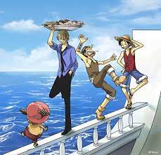 Monkey D Luffy Sanji Vinsmoke Usopp Tony Tony Chopper Straw Hat Crew Pirates Mugiwaras One Piece One Piece Comic One Piece Manga One Piece Anime