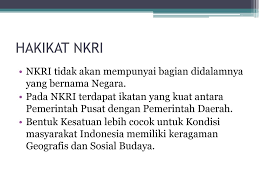 Negara kesatuan adalah negara yang di dalamnya tidak ada negara. Nkri Mengembangkan Sikap Positif Terhadap Negara Kesatuan Republik Indonesia Dr Suharto Drs Sh M Hum Ppt Download