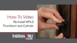 Check spelling or type a new query. How To Re Install Mpls Thumbturn And Cylinder Youtube