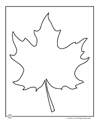 They are printable coloring pages for kids. Leaf Template Printables Woo Jr Kids Activities