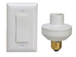 Hw2165 Wireless Light Socket Switch Remote Control For Light Closet Lighting Battery Closet Light Diy Overhead Lighting