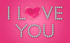 If you're looking for the best love heart wallpaper hd then wallpapertag is the place to be. I Love You Diamonds Pink Heart Wallpapers I Love You Diamonds Pink Heart Stock Photos