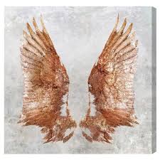 Learn more about all the awesome features! 20 X 20 Rose Gold Wings Fashion And Glam Unframed Canvas Wall Art In Pink Oliver Gal Target